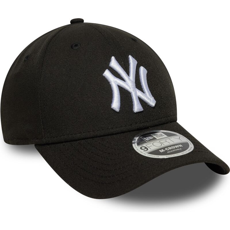 petten-gebogen-zwart-snapback-9forty-m-crown-van-new-york-yankees-mlb-van-new-era