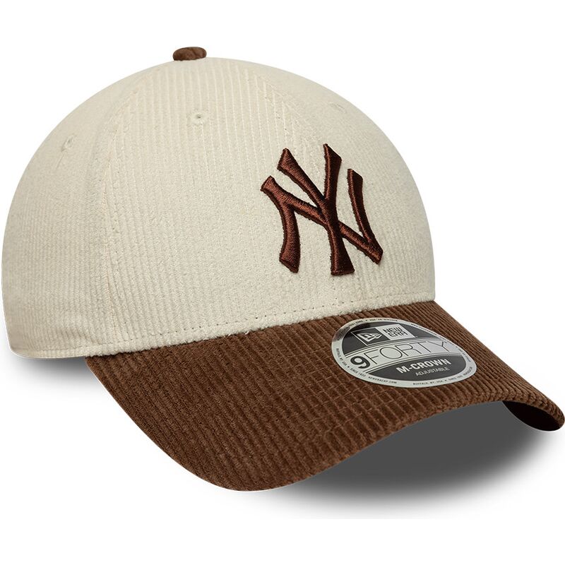 petten-gebogen-bruin-verstelbaar-9forty-m-crown-cord-van-new-york-yankees-mlb-van-new-era petten-gebogen-bruin-verstelbaar-9forty-m-crown-cord-van-new-york-yankees-mlb-van-new-era