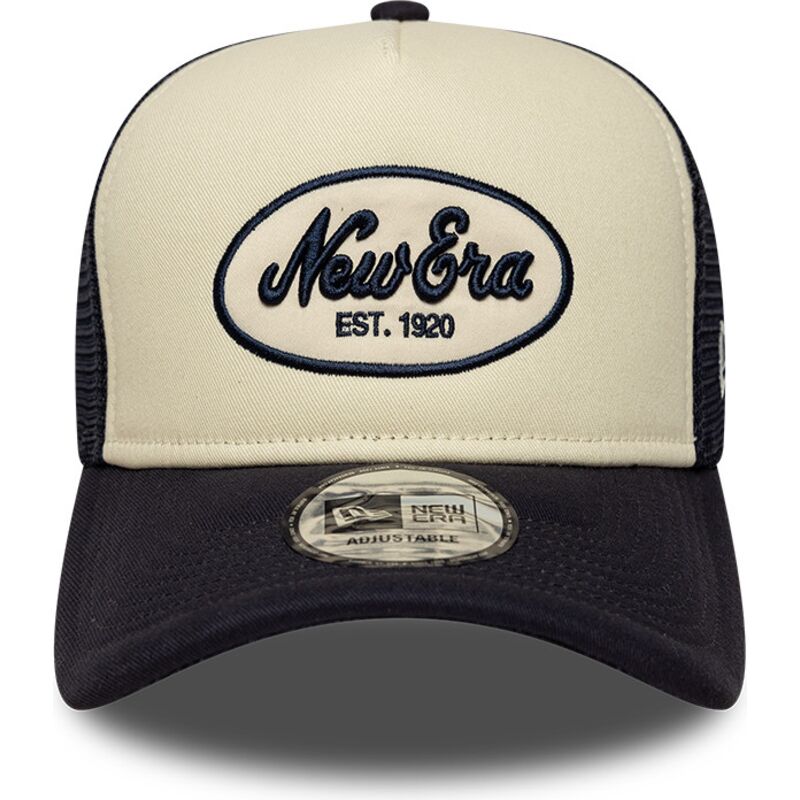 petten-gebogen-marineblauw-snapback-a-frame-oval-foam-patch-van-new-era petten-gebogen-marineblauw-snapback-a-frame-oval-foam-patch-van-new-era