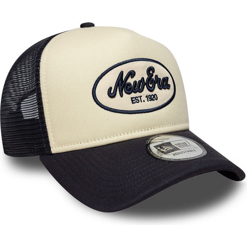 petten-gebogen-marineblauw-snapback-a-frame-oval-foam-patch-van-new-era petten-gebogen-marineblauw-snapback-a-frame-oval-foam-patch-van-new-era
