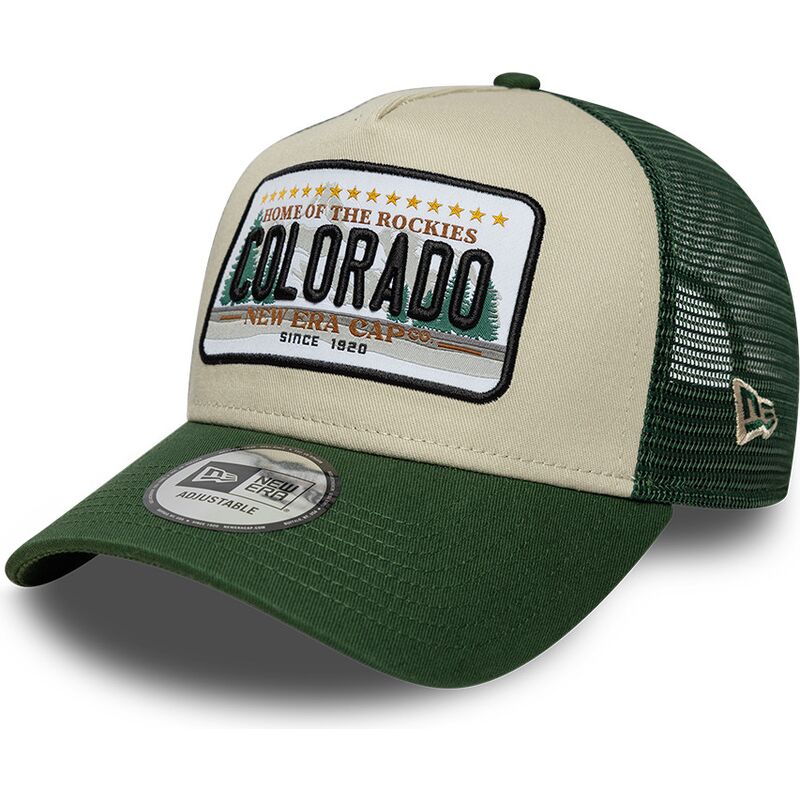 petten-gebogen-groen-snapback-a-frame-license-plate-van-colorado-van-new-era