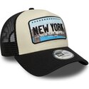 petten-gebogen-zwart-snapback-a-frame-license-plate-van-new-york-van-new-era