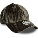petten-gebogen-groen-verstelbaar-9twenty-velour-van-new-york-yankees-mlb-van-new-era