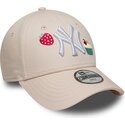 petten-gebogen-roze-verstelbaar-voor-kinderen-9forty-food-icon-cupcake-van-new-york-yankees-mlb-van-new-era