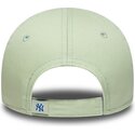 petten-gebogen-groen-verstelbaar-voor-kinderen-9forty-dino-icon-van-new-york-yankees-mlb-van-new-era