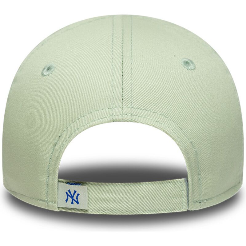 petten-gebogen-groen-verstelbaar-voor-kinderen-9forty-dino-icon-van-new-york-yankees-mlb-van-new-era