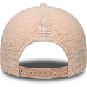 petten-gebogen-roze-snapback-voor-kinderen-rosa-9forty-m-crown-winter-borg-van-new-york-yankees-mlb-van-new-era