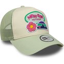 petten-gebogen-groen-snapback-voor-kinderen-a-frame-outdoor-van-new-era