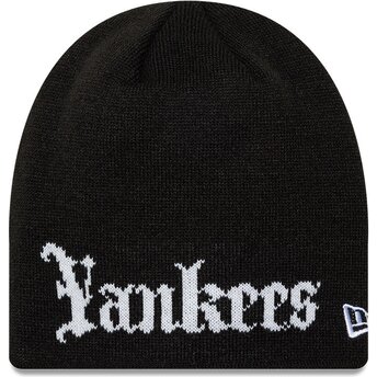 Mutsen zwart Knit Skully Wordmark van New York Yankees MLB van New Era