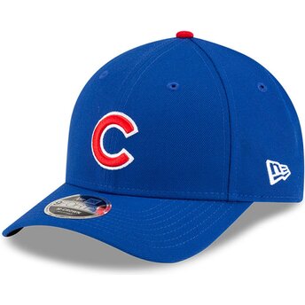 Petten gebogen blauw snapback 9FORTY M-Crown Player Replica van Chicago Cubs MLB van New Era