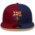 petten-plat-meerkleurig-fitted-59fifty-9fifty-poly-van-fc-barcelona-laliga-van-new-era