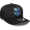 petten-gebogen-zwart-snapback-multicolor-9seventy-stretch-snap-tpu-van-fc-barcelona-laliga-van-new-era