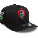 petten-gebogen-zwart-snapback-9seventy-stretch-snap-lily-van-rugby-club-toulonnais-french-rugby-federation-ffr-van-new-era