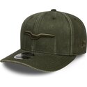 petten-gebogen-groen-snapback-9seventy-stretch-snap-moto-guzzi-van-new-era