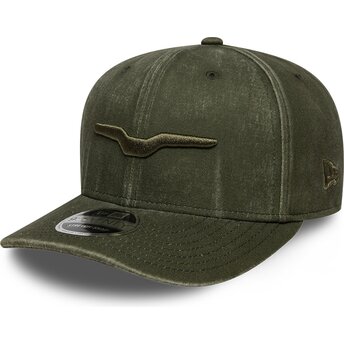 Petten gebogen groen snapback 9SEVENTY Stretch Snap Moto Guzzi van New Era