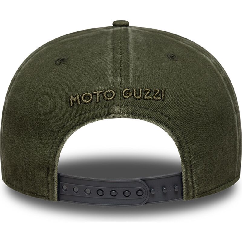 petten-gebogen-groen-snapback-9seventy-stretch-snap-moto-guzzi-van-new-era