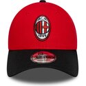 petten-gebogen-rood-verstelbaar-9forty-contrast-van-ac-milan-serie-a-van-new-era