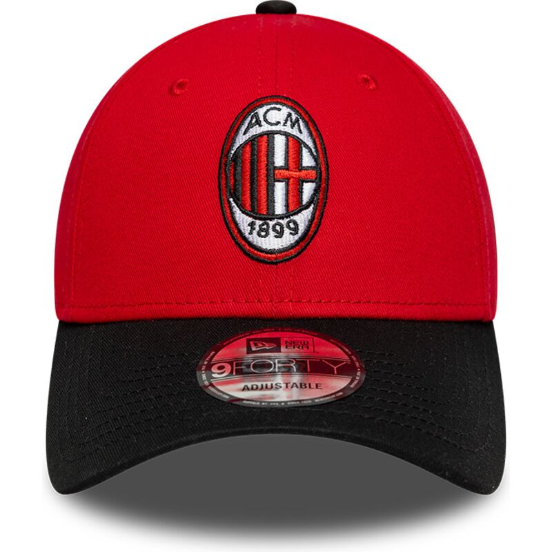 petten-gebogen-rood-verstelbaar-9forty-contrast-van-ac-milan-serie-a-van-new-era