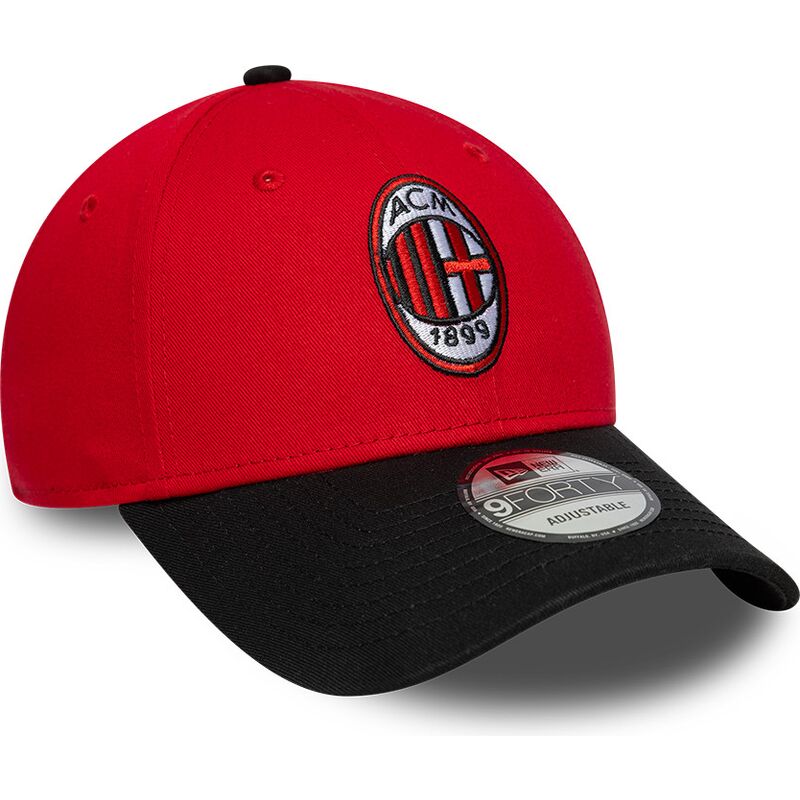 petten-gebogen-rood-verstelbaar-9forty-contrast-van-ac-milan-serie-a-van-new-era
