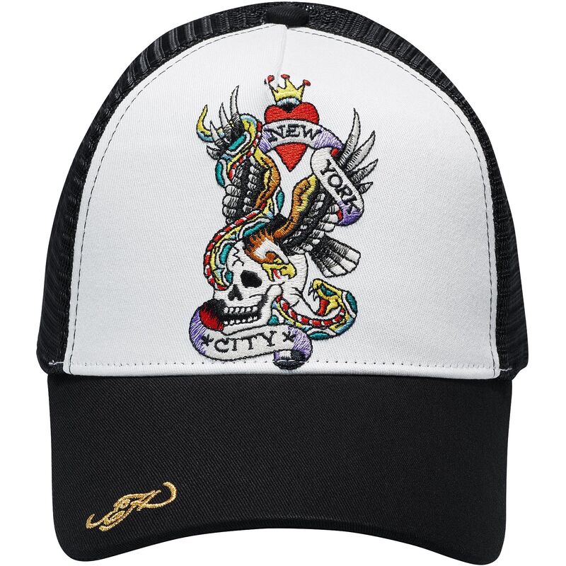 petten-gebogen-zwart-snapback-nyc-van-ed-hardy