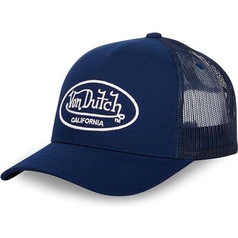 Petten gebogen marineblauw verstelbaar LOF B20 van Von Dutch