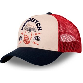 Petten gebogen meerkleurig snapback GRA van Von Dutch