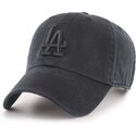 petten-gebogen-zwart-verstelbaar-clean-up-tonal-van-los-angeles-dodgers-mlb-van-47-brand