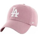 petten-gebogen-roze-verstelbaar-clean-up-mauve-van-los-angeles-dodgers-mlb-van-47-brand