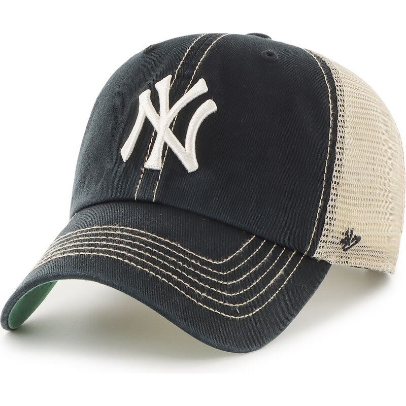 petten-gebogen-zwart-snapback-clean-up-trawler-van-new-york-yankees-mlb-van-47-brand