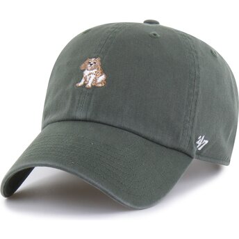 Petten gebogen groen verstelbaar Clean Up Base Runner Icon Dog van 47 Brand