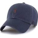 petten-gebogen-marineblauw-verstelbaar-clean-up-base-runner-icon-dog-vintage-navy-van-47-brand
