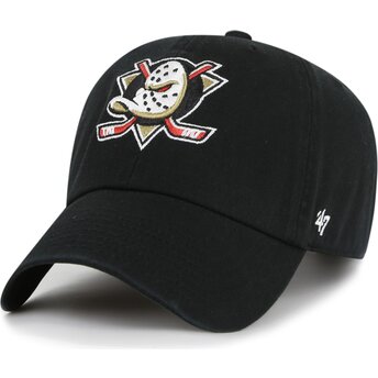 Petten gebogen zwart verstelbaar Clean Up van Anaheim Ducks NHL van 47 Brand