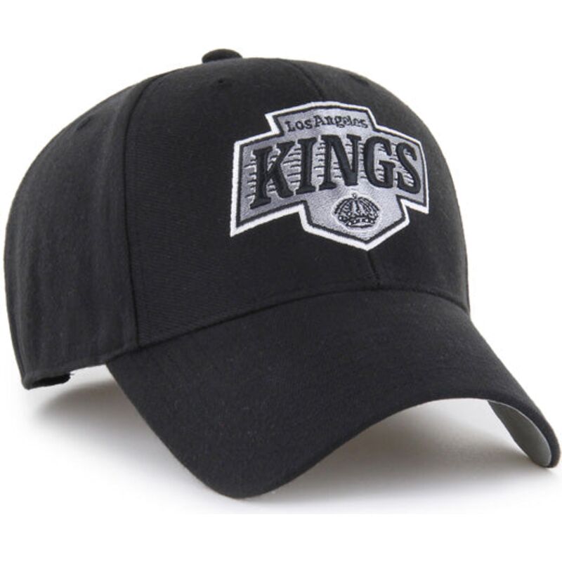 petten-gebogen-zwart-verstelbaar-mvp-essential-van-los-angeles-kings-nhl-van-47-brand