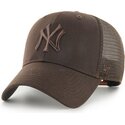 petten-gebogen-bruin-snapback-mvp-branson-van-new-york-yankees-mlb-van-47-brand