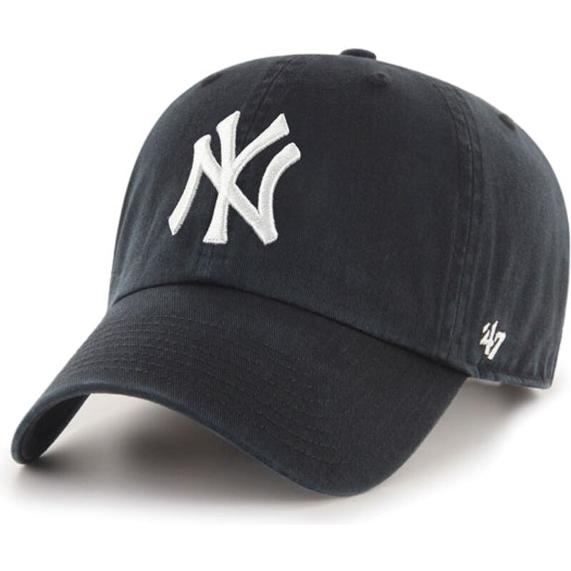 petten-gebogen-zwart-verstelbaar-van-new-york-yankees-mlb-van-47-brand