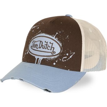 Petten gebogen meerkleurig snapback TAG04 van Von Dutch
