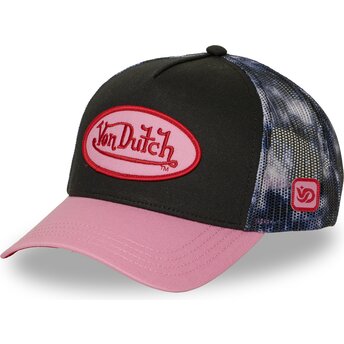 Petten gebogen meerkleurig snapback SPACE van Von Dutch