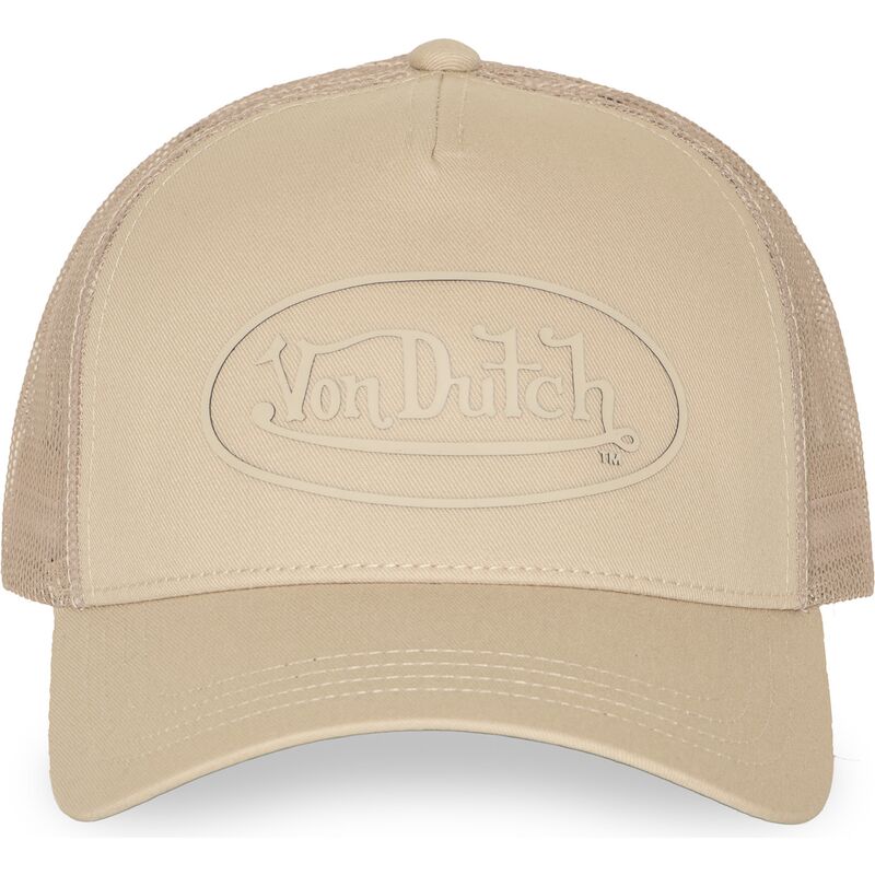petten-gebogen-beige-snapback-log23-van-von-dutch