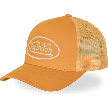Petten gebogen oranje verstelbaar LOFB53 van Von Dutch