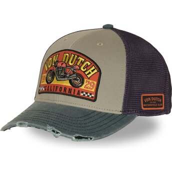 Petten gebogen meerkleurig snapback SEM18 van Von Dutch