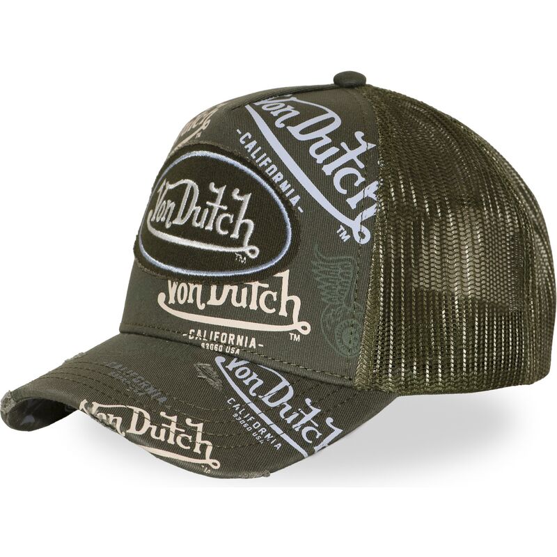 petten-gebogen-groen-snapback-cafe14-van-von-dutch