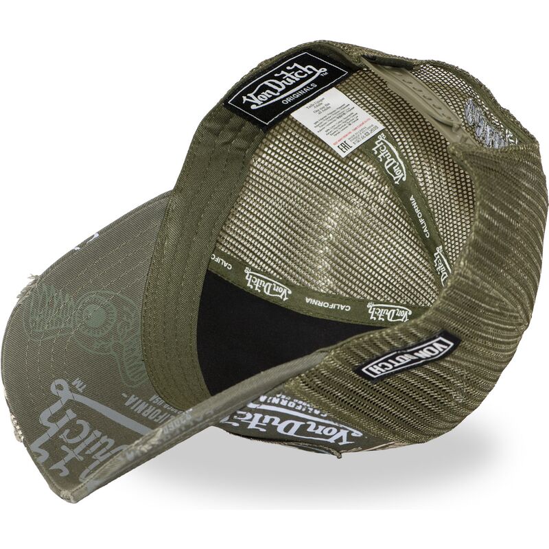 petten-gebogen-groen-snapback-cafe14-van-von-dutch
