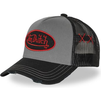 Petten gebogen grijs snapback USED 17 van Von Dutch