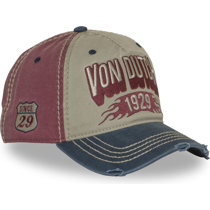 petten-gebogen-meerkleurig-verstelbaar-retro15-van-von-dutch
