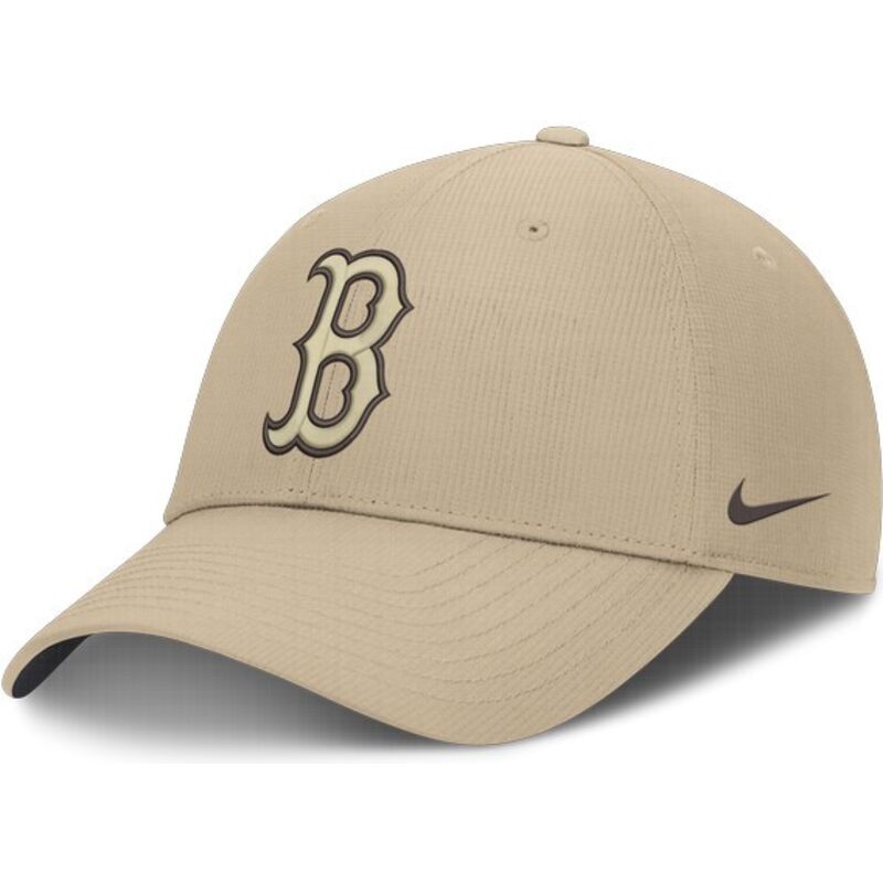 petten-gebogen-beige-verstelbaar-club-structured-uv-poly-ripstop-van-boston-red-sox-mlb-van-nike