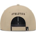 petten-gebogen-beige-verstelbaar-structured-uv-poly-ripstop-van-oakland-athletics-mlb-van-nike