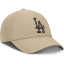 petten-gebogen-beige-verstelbaar-club-structured-uv-poly-ripstop-van-los-angeles-dodgers-mlb-van-nike