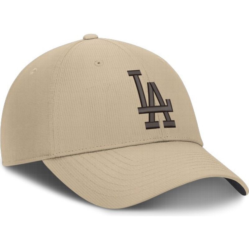 petten-gebogen-beige-verstelbaar-club-structured-uv-poly-ripstop-van-los-angeles-dodgers-mlb-van-nike