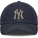 petten-gebogen-marineblauw-verstelbaar-fathers-day-club-unstructured-organic-cotton-van-new-york-yankees-mlb-van-nike