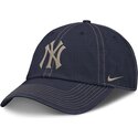 petten-gebogen-marineblauw-verstelbaar-fathers-day-club-unstructured-organic-cotton-van-new-york-yankees-mlb-van-nike